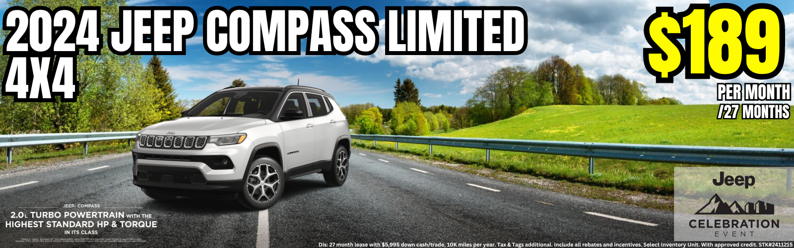 Jeep Compass Limited - Lease Special
